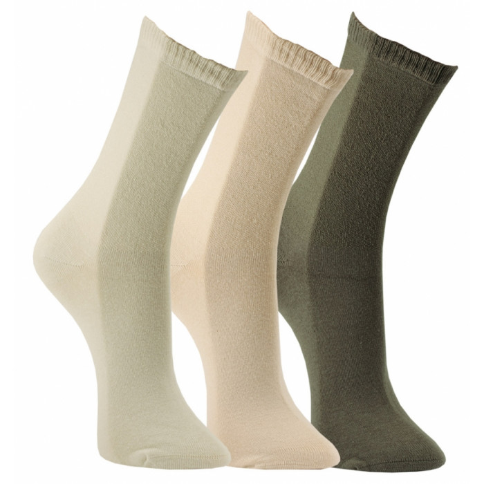 32510- Pánske bavlnené zdravotné ponožky "SENSIBEL" NATUR - 3 páry/bal.