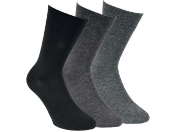33346- Pánske vlnené zdravotné ponožky "3 FARBIG" - 3 páry/bal.