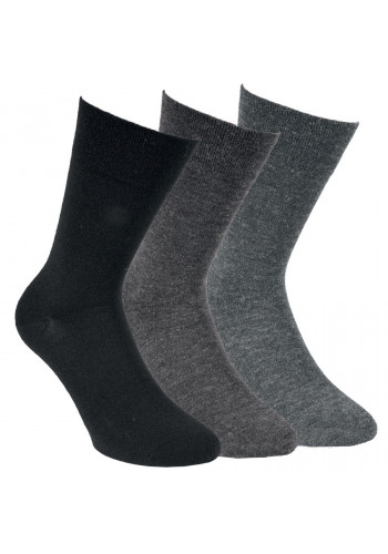 33346- Pánske vlnené zdravotné ponožky "3 FARBIG" - 3 páry/bal.