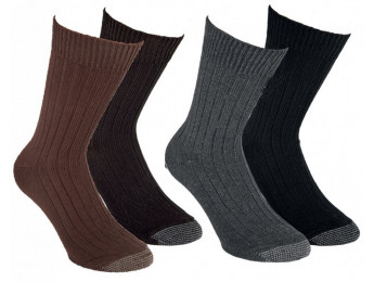 33359- Pánske vysoko kvalitné bavlnené ponožky "DICKE QUALITAT" - 2 páry/bal.