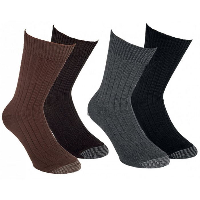 33359- Pánske vysoko kvalitné bavlnené ponožky "DICKE QUALITAT" - 2 páry/bal.