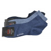 35199- Pánske bavlnené členkové ponožky „JEANS“ - 3 páry/bal.