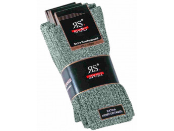39017- Pánske bavlnené tenisové ponožky „MELANGE" - 4 páry/bal.