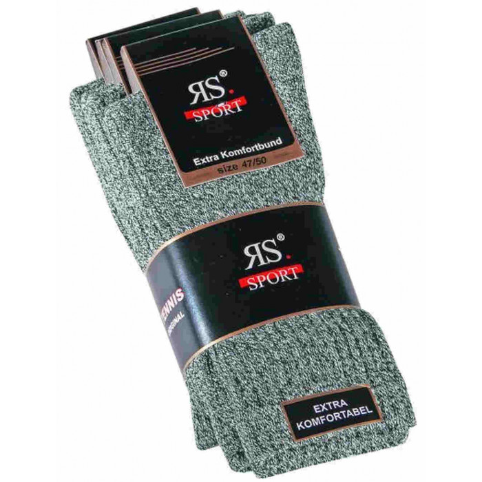 39019- Pánske bavlnené tenisové ponožky „XL, MELANGE" - 4 páry/bal.