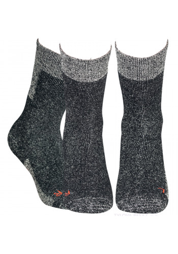 42959- Funkčné bavlnené ponožky "POLSTERZONEN" - 2  páry/bal.